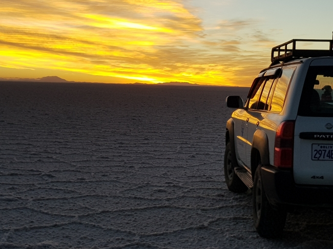 Travesa por el Salar de Uyuni